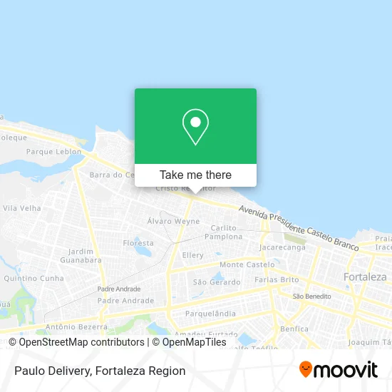Paulo Delivery map