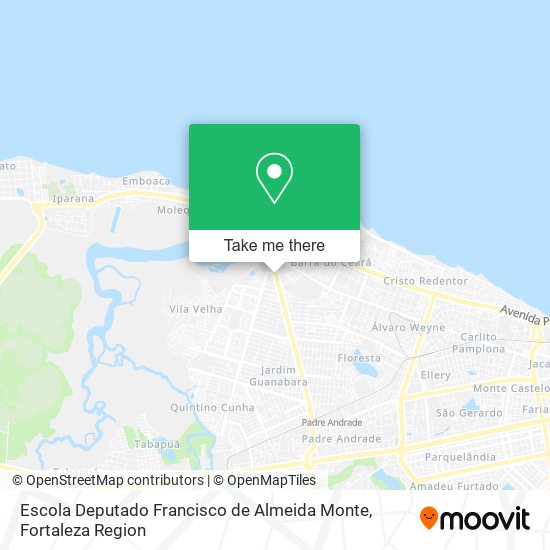 Escola Deputado Francisco de Almeida Monte map