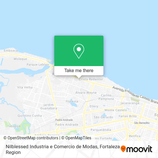 Nilblessed Industria e Comercio de Modas map