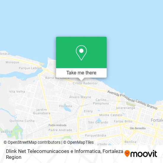 Dlink Net Telecomunicacoes e Informatica map