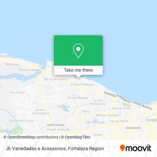 Jk Variedades e Acessorios map