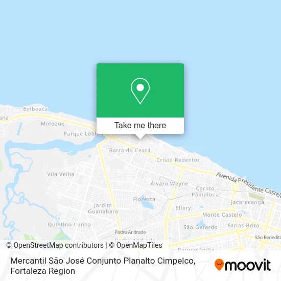 Mercantil São José Conjunto Planalto Cimpelco map