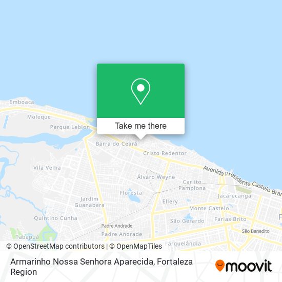 Mapa Armarinho Nossa Senhora Aparecida