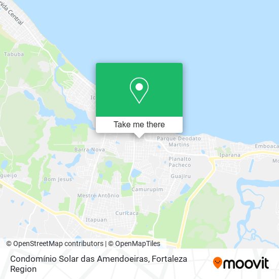 Mapa Condomínio Solar das Amendoeiras