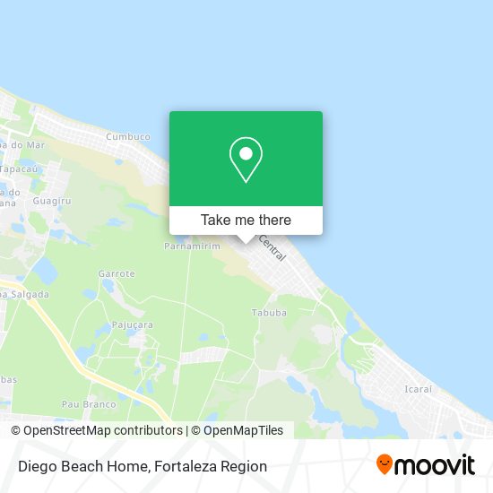 Diego Beach Home map