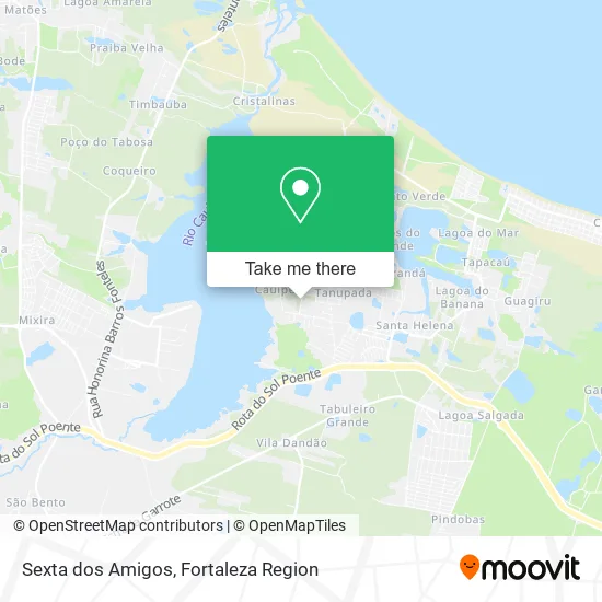 Sexta dos Amigos map