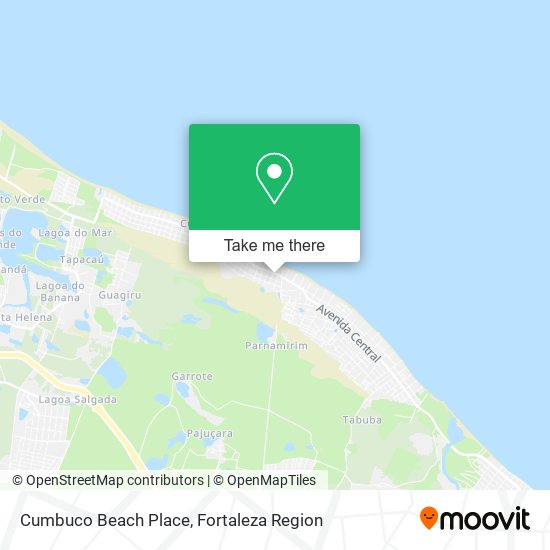 Cumbuco Beach Place map