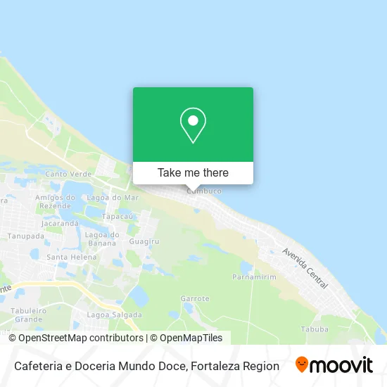 Cafeteria e Doceria Mundo Doce map