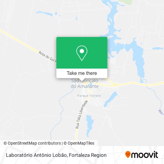 Mapa Laboratório Antônio Lobão