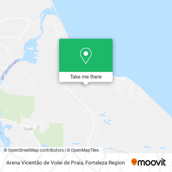 Arena Vicentão de Volei de Praia map