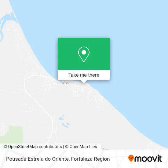 Pousada Estrela do Oriente map