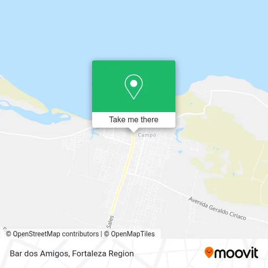 Bar dos Amigos map