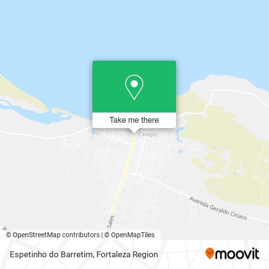 Espetinho do Barretim map