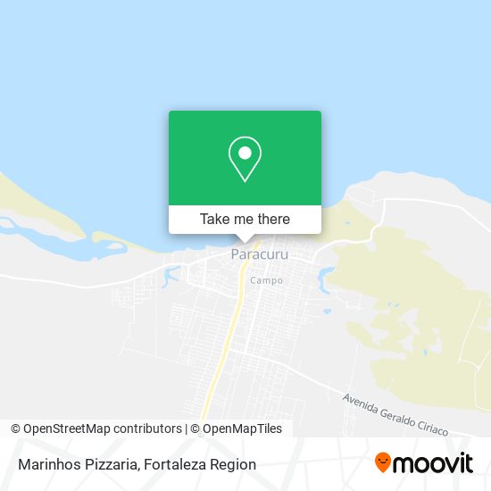 Mapa Marinhos Pizzaria