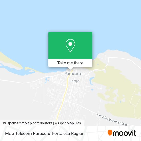 Mapa Mob Telecom Paracuru