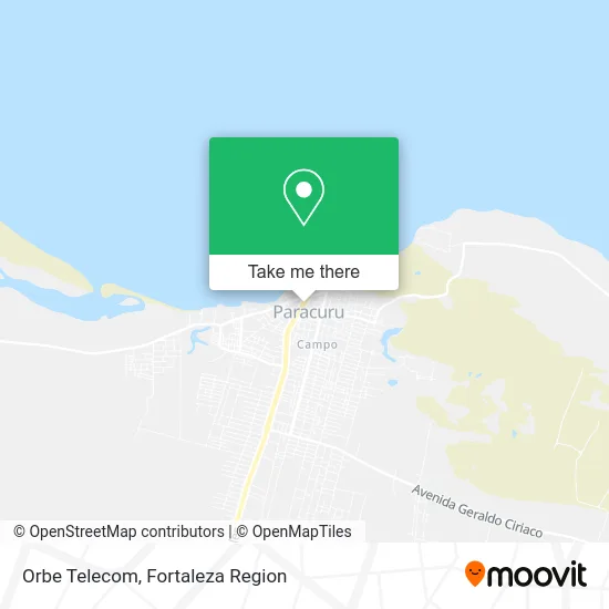 Orbe Telecom map