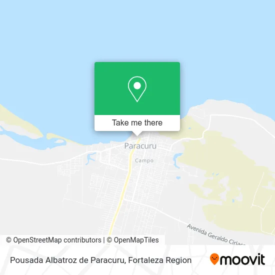Pousada Albatroz de Paracuru map