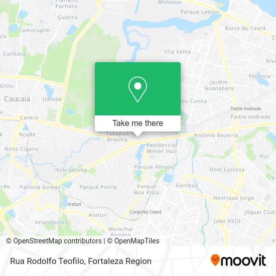 Rua Rodolfo Teofilo map