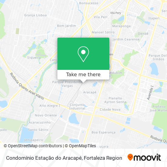 Condomínio Estação do Aracapé map
