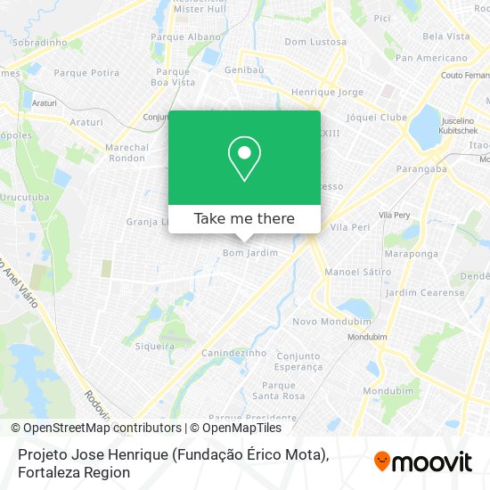 Projeto Jose Henrique (Fundação Érico Mota) map