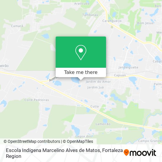 Escola Indígena Marcelino Alves de Matos map