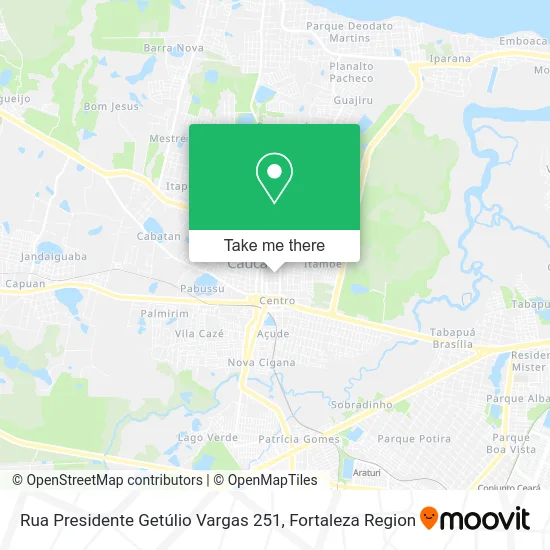 Rua Presidente Getúlio Vargas 251 map