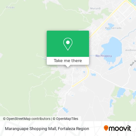 Mapa Maranguape Shopping Mall