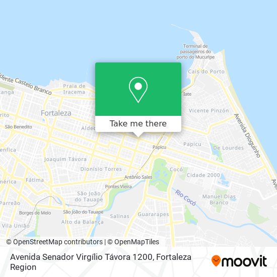 Avenida Senador Virgílio Távora 1200 map