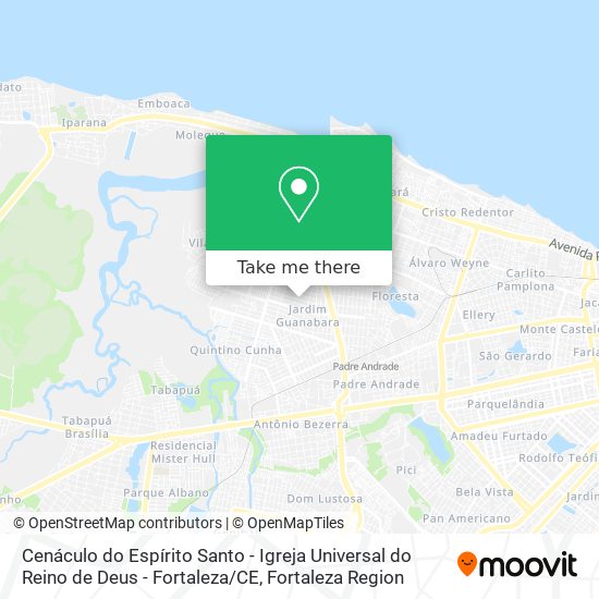 Cenáculo do Espírito Santo - Igreja Universal do Reino de Deus - Fortaleza / CE map