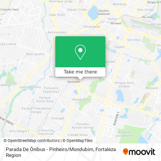 Parada De Ônibus - Pinheiro / Mondubim map