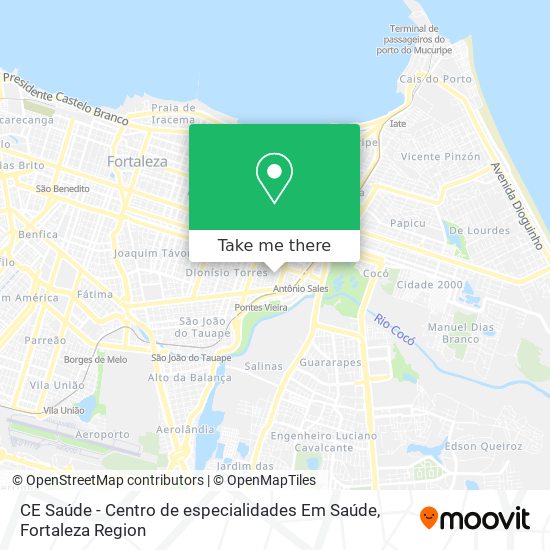 CE Saúde - Centro de especialidades Em Saúde map