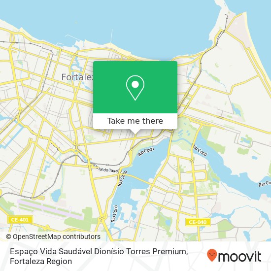 Espaço Vida Saudável Dionísio Torres Premium map