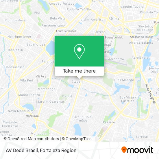 AV Dedé Brasil map
