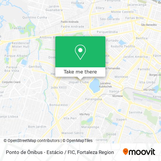 Ponto de Ônibus - Estácio / FIC map