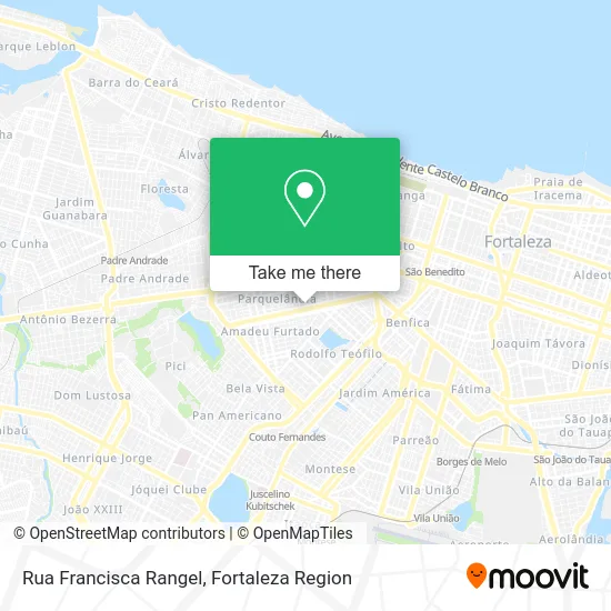 Rua Francisca Rangel map