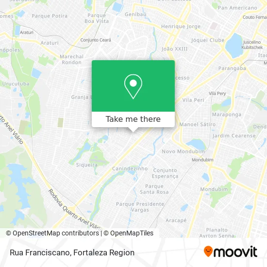 Rua Franciscano map