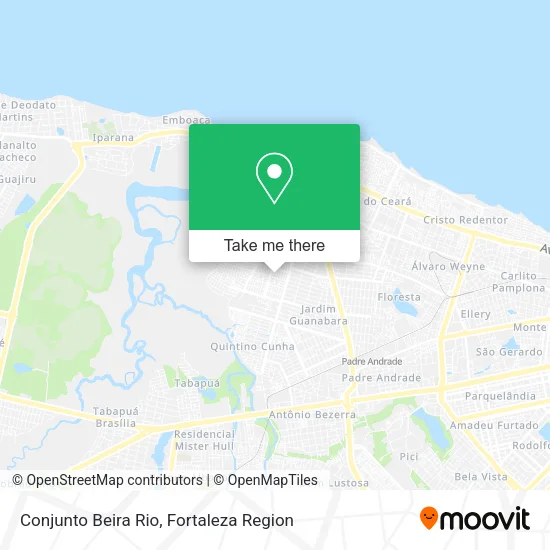 Conjunto Beira Rio map