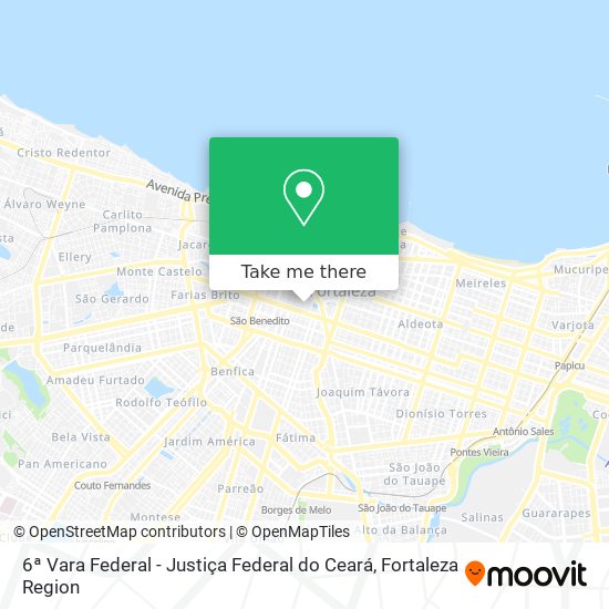 Mapa 6ª Vara Federal - Justiça Federal do Ceará