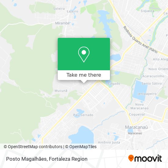 Posto Magalhães map