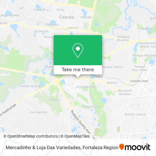 Mercadinho & Loja Das Variedades map