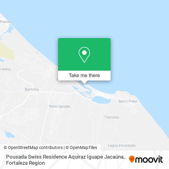Pousada Swiss Residence Aquiraz Iguape Jacaúna map