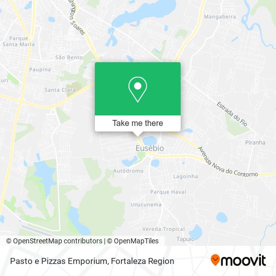 Pasto e Pizzas Emporium map