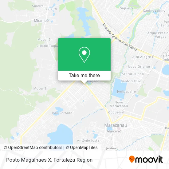 Posto Magalhaes X map
