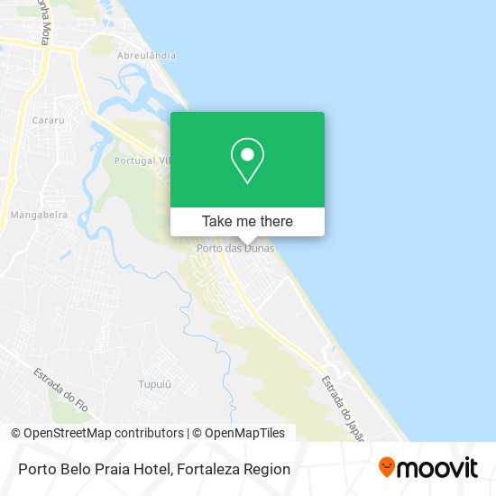 Porto Belo Praia Hotel map