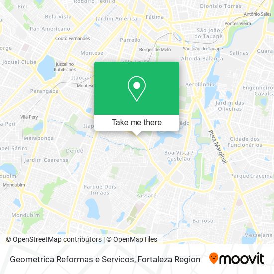 Geometrica Reformas e Servicos map