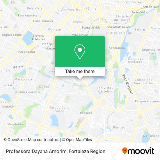 Mapa Professora Dayana Amorim