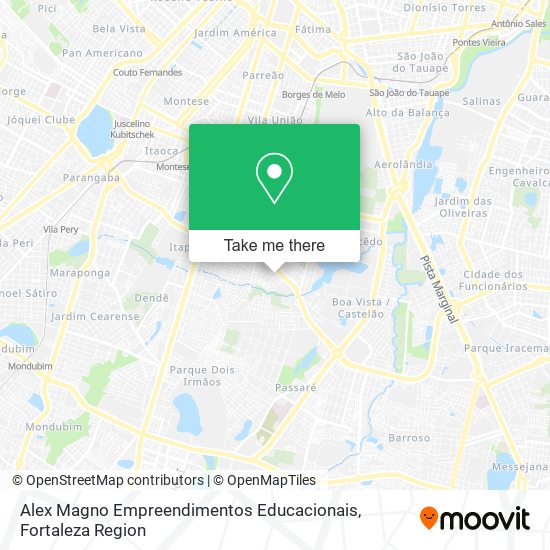 Mapa Alex Magno Empreendimentos Educacionais