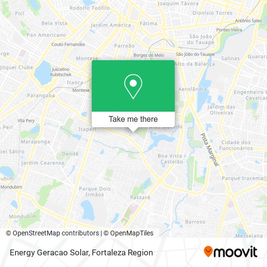 Mapa Energy Geracao Solar