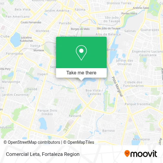 Comercial Leta map