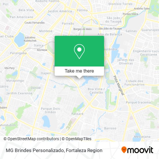 MG Brindes Personalizado map